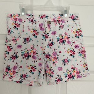 ⬇️38% Girls floral 4 pocket shorts